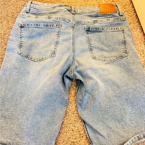 Light Blue Denim Shorts